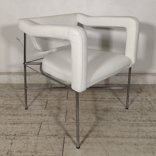 Sedia design anni cromata - sedia,