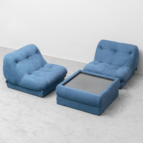 Coppia poltrone tavolino - di, e