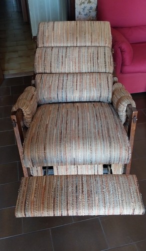 Poltrona vintage reclinabile - vintage,