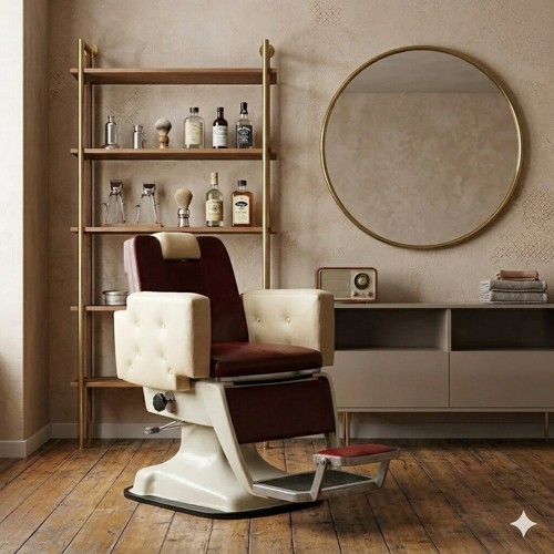 Poltrona barbiere vintage - poltrona, da