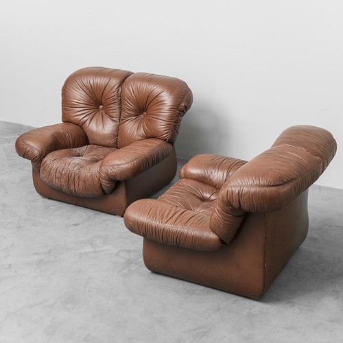 Coppia poltrone pelle - in,