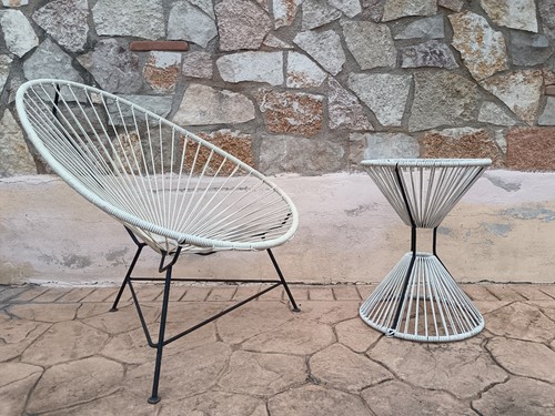 Poltrona acapulco vintage - poltrona, con