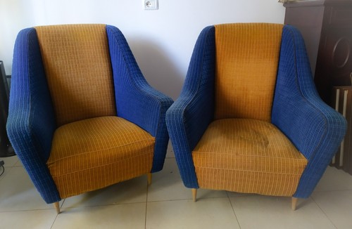 Coppia poltrone vintage - di,
