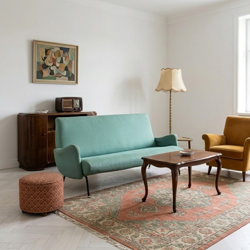 Divano pieghevole vintage - divano,