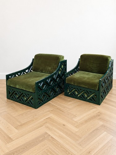 Coppia poltrone vintage - di,