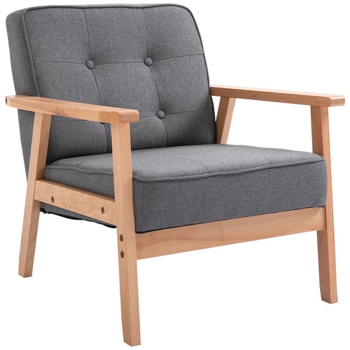 Homcom poltrona vintage stile - vintage,